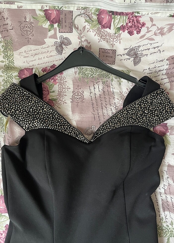 Siyah Balık Abiye - Görsel 5