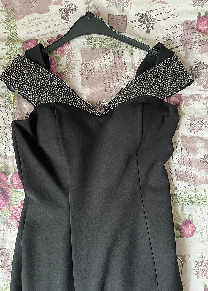 Siyah Balık Abiye - Görsel 4