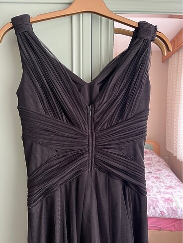 Siyah Tül Abiye - Görsel 3