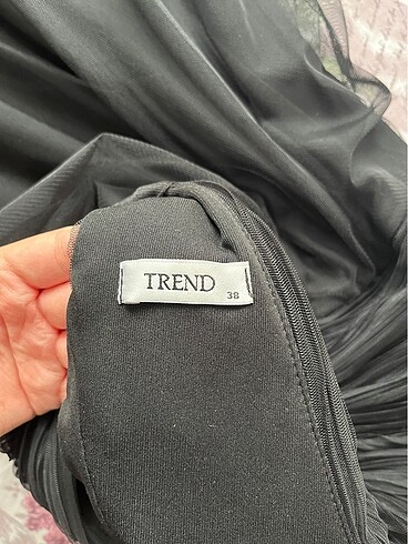 Siyah Tül Abiye - Görsel 7