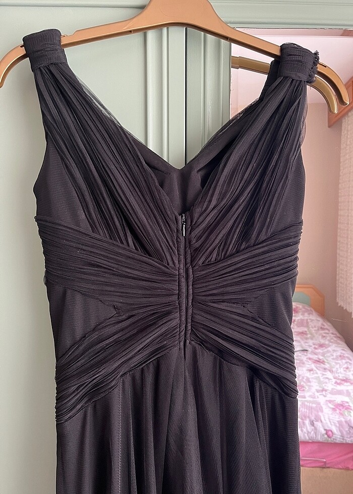 Siyah Tül Abiye - Görsel 3