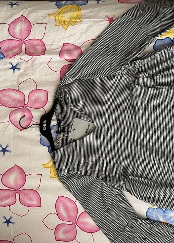 Siyah-Beyaz Bluz - Görsel 2