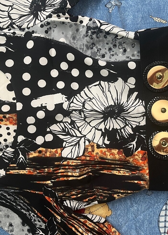 Desenli Elbise - Görsel 2