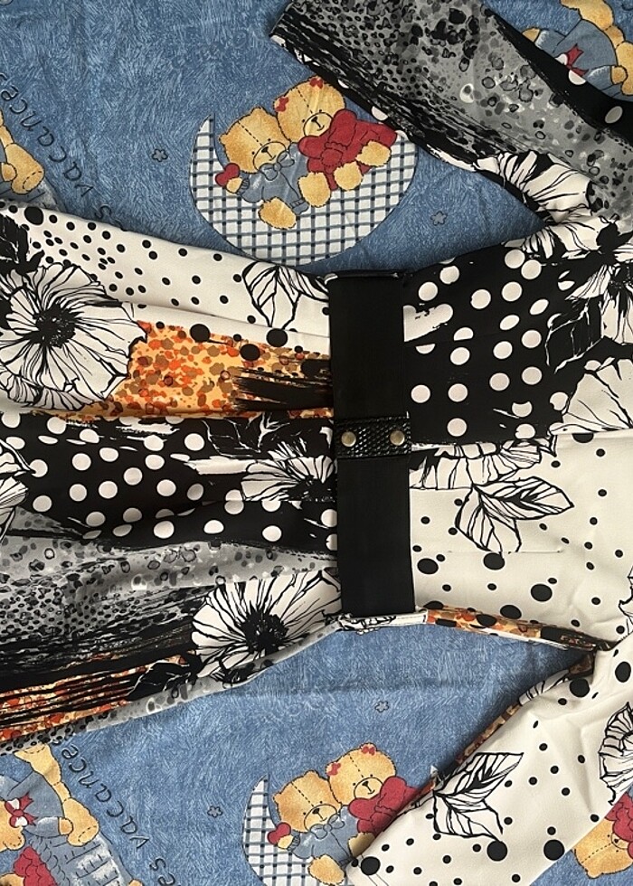 Desenli Elbise - Görsel 3