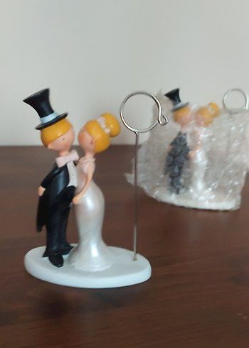 Düğün Temalı Gelin ve Damat Biblo - Görsel 4