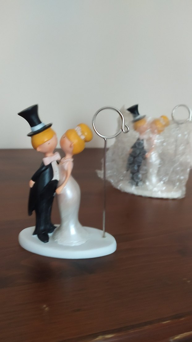 Düğün Temalı Gelin ve Damat Biblo - Görsel 4