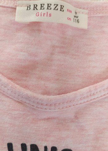 Kız Çocuk Pembe Uzun Kollu Unicorn Elbise - Görsel 3