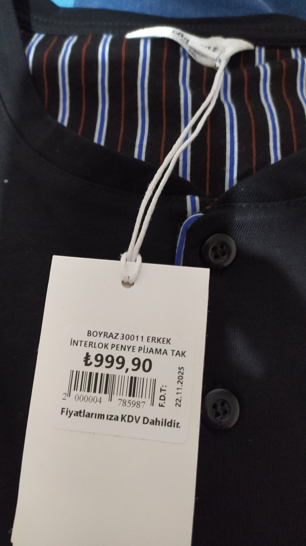 pamuklu erkek pijama - Görsel 3