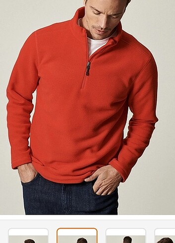 Altınyıldız Classics Erkek Kırmızı Sweatshirt