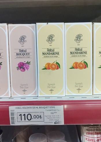 Rebul Bouquet ve Mandarine Sprey Kolonya 125 ml - Görsel 2