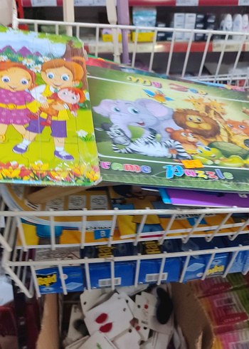  Beden Renkli Çocuk Yapbozu iki tane