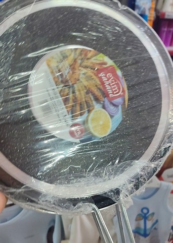 Parlak Gri Tava balık tavası