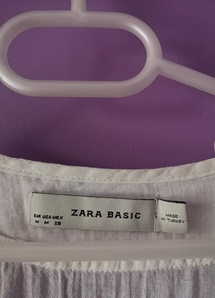 Zara Zara - Krem Renk Elbise - M Beden
