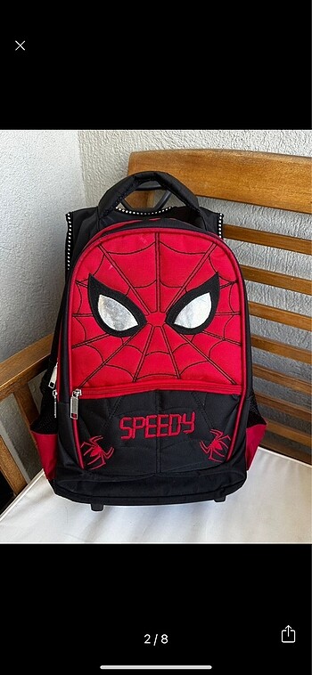 Spiderman çekçekli takım