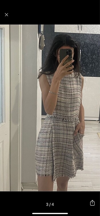 m Beden ZARA ŞORT TULUM