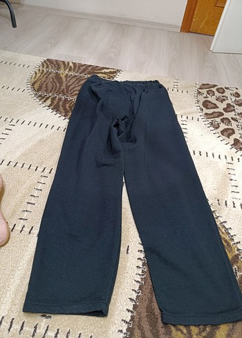 Erkek Siyah Rahat Kesim Eşofman Altı - Görsel 5