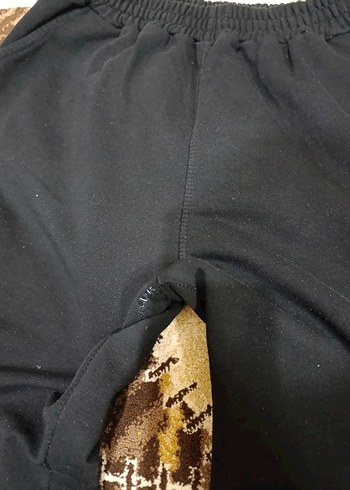 Erkek Siyah Rahat Kesim Eşofman Altı - Görsel 9