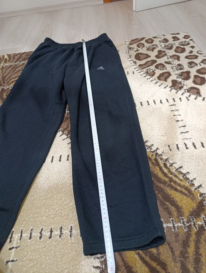 Erkek Siyah Rahat Kesim Eşofman Altı - Görsel 2