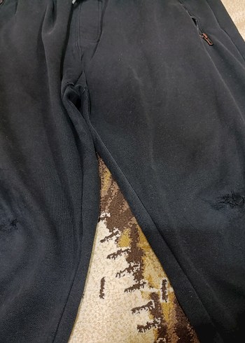 Erkek Siyah Rahat Kesim Outdoor Eşofman - Görsel 7