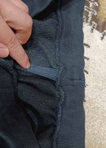 Erkek Siyah Rahat Kesim Outdoor Eşofman - Görsel 6