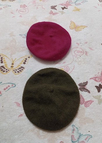 Bordo Örgü Kadın Bere - Görsel 3