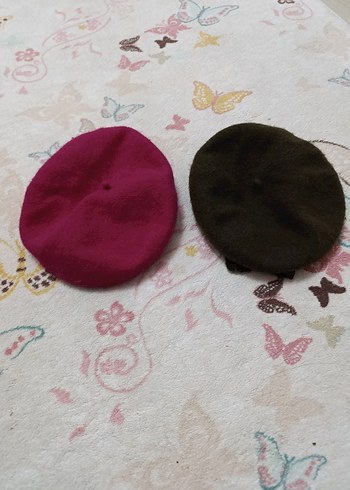 Bordo Örgü Kadın Bere - Görsel 7