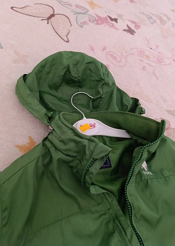 Yeşil Erkek Çocuk Fermuarlı Ceket us polo - Görsel 4