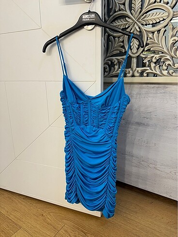 Zara Zara drape elbise