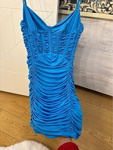 Zara drape elbise
