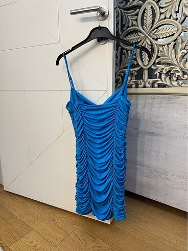 m Beden Zara drape elbise