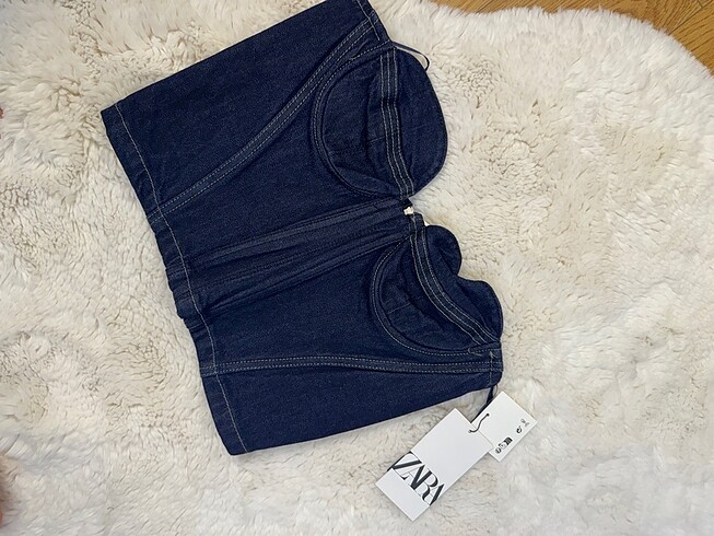Zara denim üst
