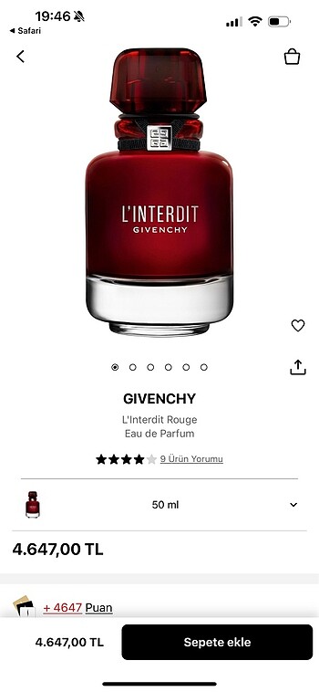 Beden Renk Givenchy parfüm