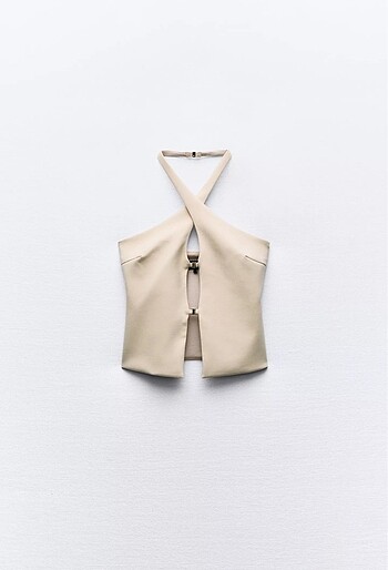 Zara Zara halter yaka bluz