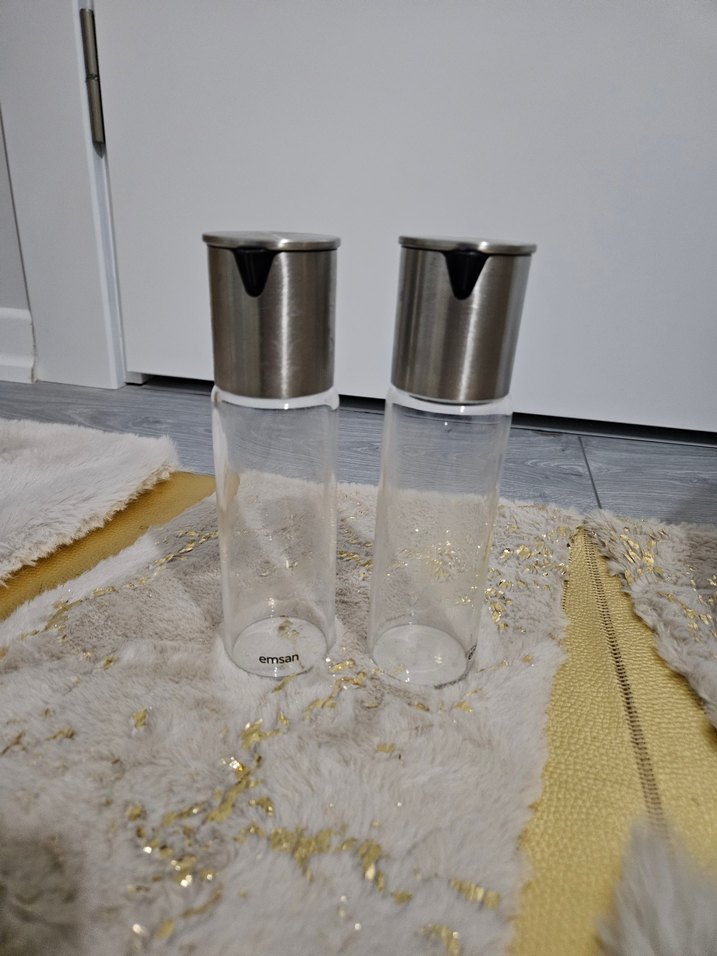 Emsan Cam Yağ ve Sirke Şişesi Seti - Görsel 2