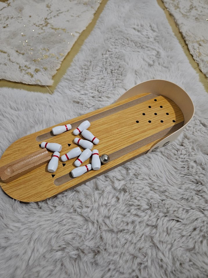 Ahşap Mini Bowling Oyun Seti - Görsel 3