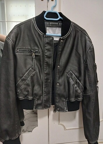 Bershka deri ceket