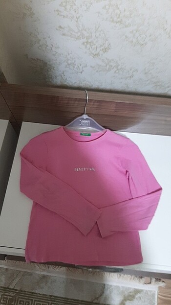 Benetton 5 yaş pembe bluz