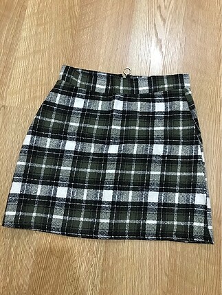 Mini ekose etek
