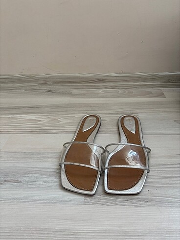 Vinil Zara Şeffaf Terlik Sandalet