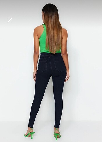 l Beden Gece mavisi trendyolmilla skinny jean