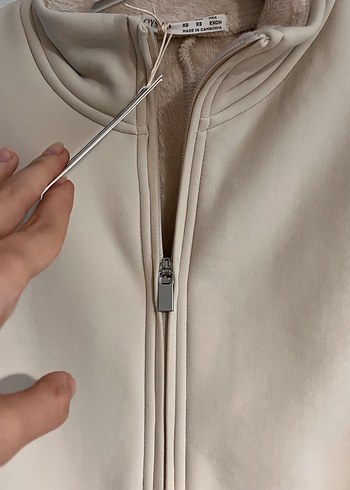 Oysho extra warm teknik ceket - Görsel 6