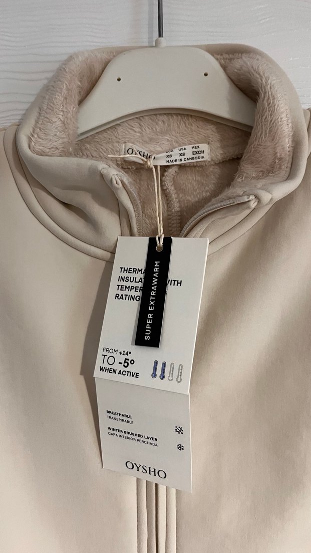 Oysho extra warm teknik ceket - Görsel 5