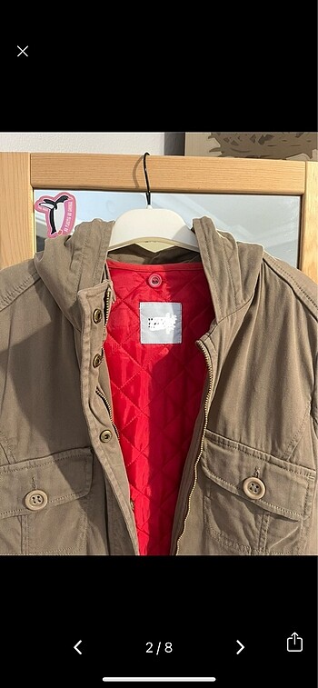 bej kahve parka - Görsel 2