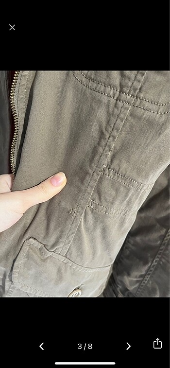 bej kahve parka - Görsel 3