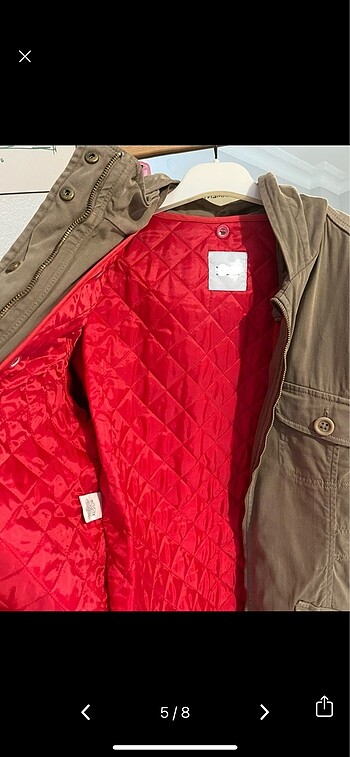 bej kahve parka - Görsel 5