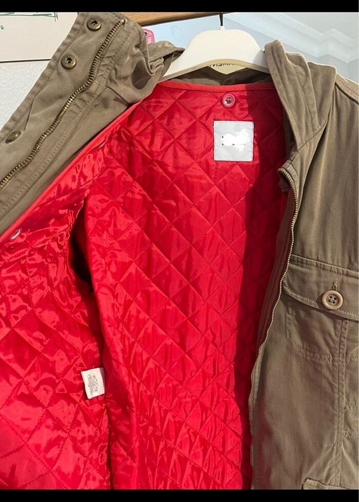 bej kahve parka - Görsel 5