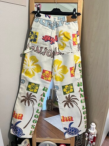xs Beden çeşitli Renk bdg jean hawaii pantolon 24 beden