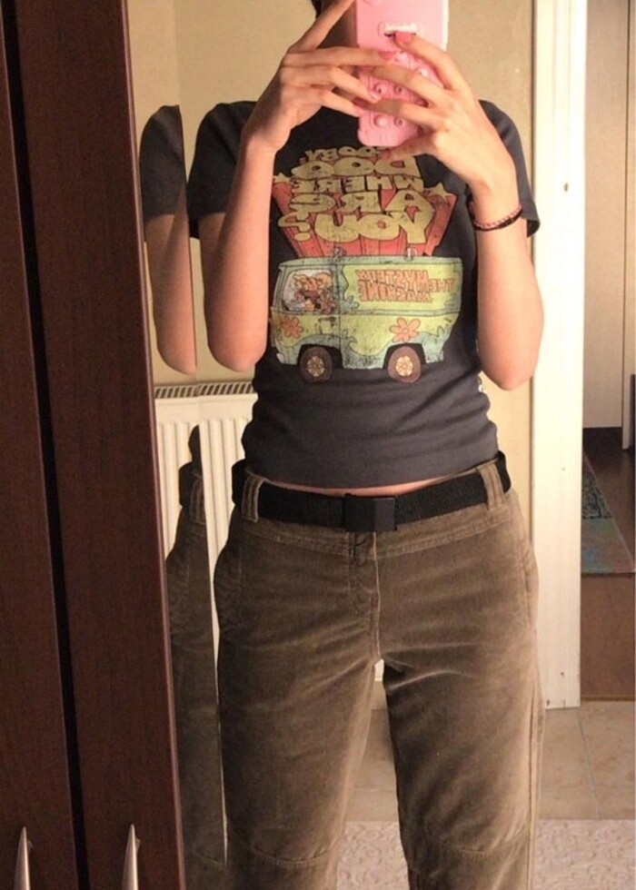 Soobe kız çocuk kadife pantolon - Görsel 2