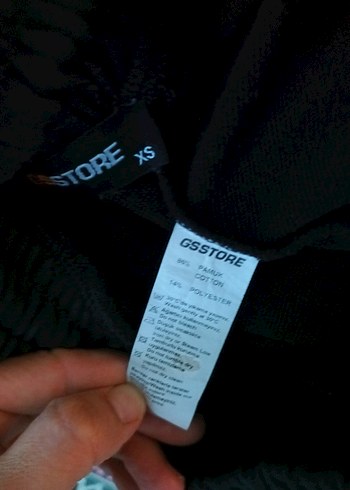 GS Siyah Baskılı Erkek Mini Şort orjinal - Görsel 4