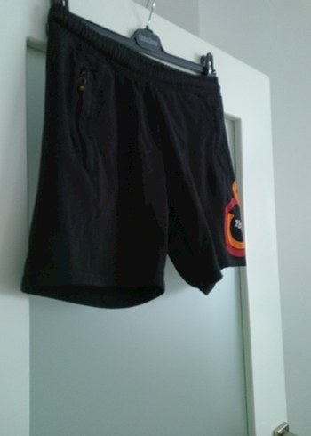 GS Siyah Baskılı Erkek Mini Şort orjinal - Görsel 2